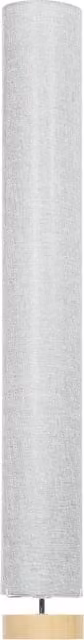 HOMCOM Grey Fabric Floor Lamp with Wooden Base and Linen Shade, Height: 120 cm – 1
