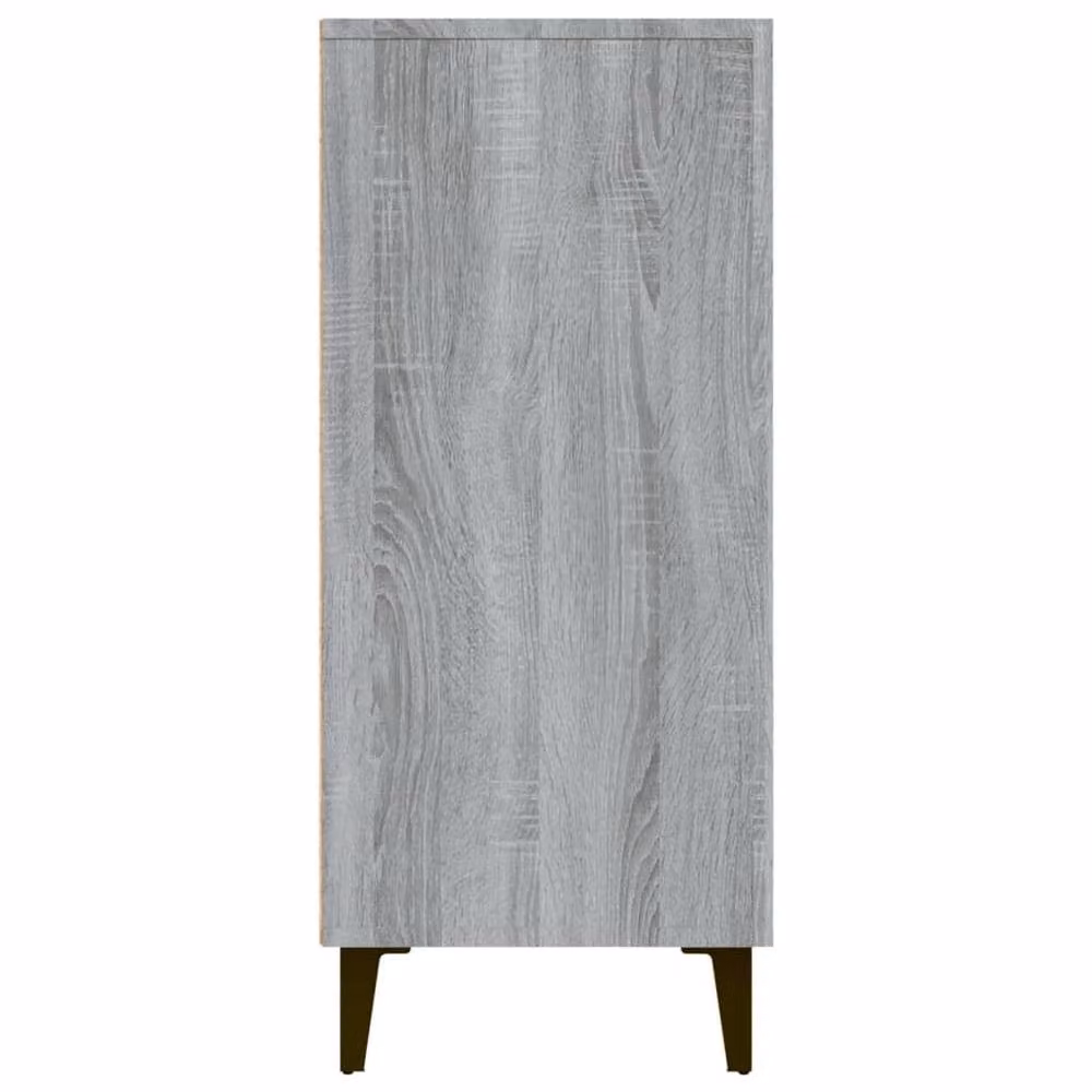Berkfield Home Grey Sonoma Sideboard in Engineered Wood, W/D/H: 90 x 34 x 80 cm – 3