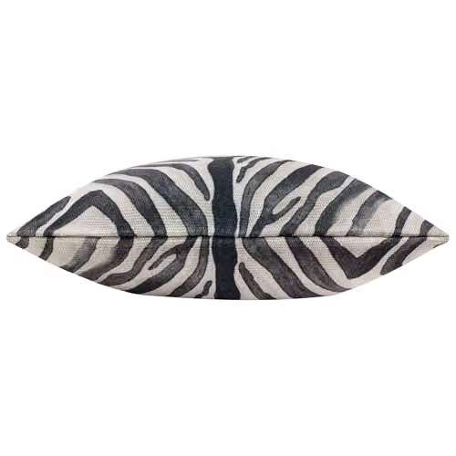 Paoletti Leopardis Zebra Woven Outdoor Square Cushion, Multicolour, W/D/H: 59 x 59 x 59 cm – 2