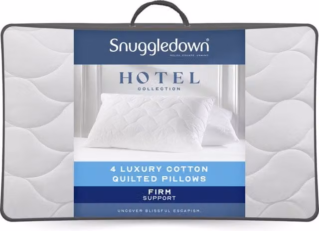 Snuggledown Hotel Cotton Pillow in White
