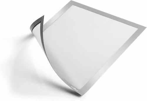 Durable DURAFRAME Magnetic A4 Display Frames in Silver, Pack of 5 – 1