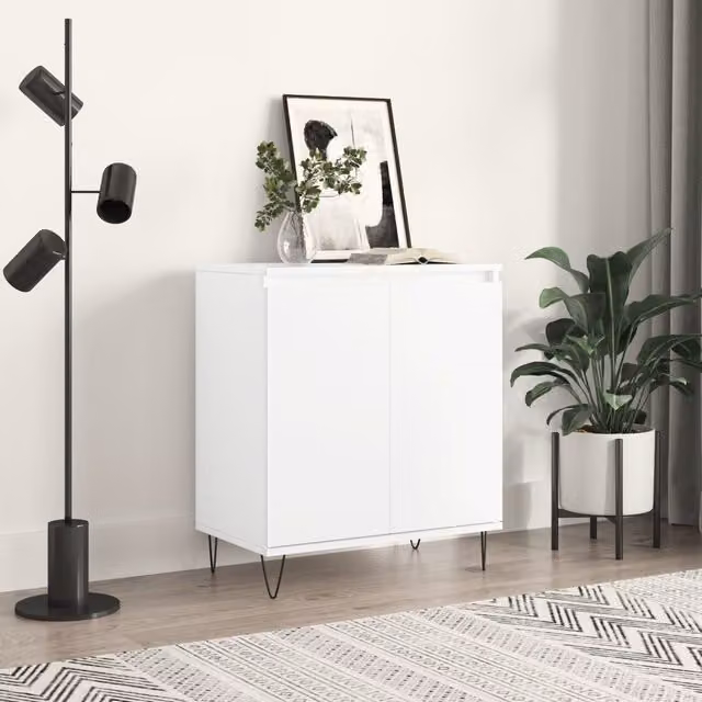 Berkfield Home White Classic Sideboard, W/D/H: 60 x 35 x 70 cm – 1