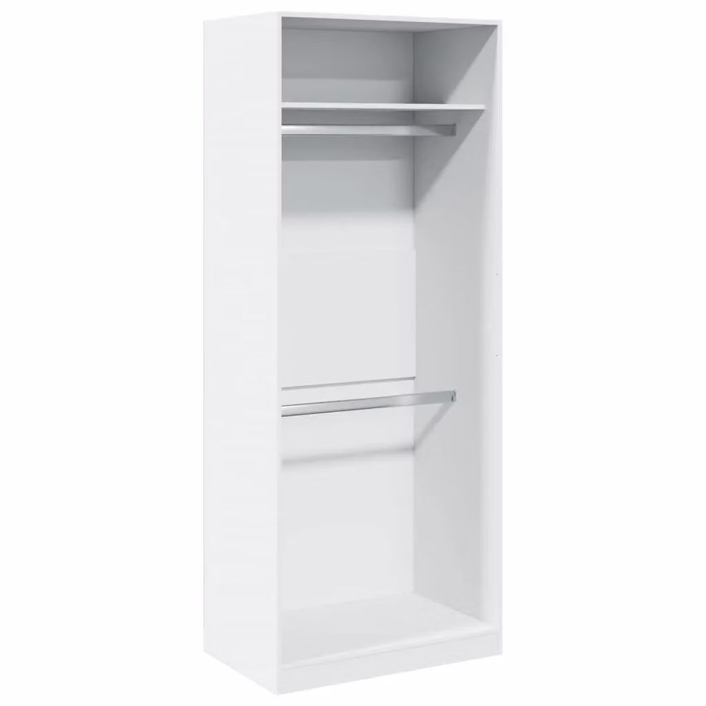 Berkfield Home White Minimalist Wardrobe, W/D/H: 80 x 50 x 200 cm – 2