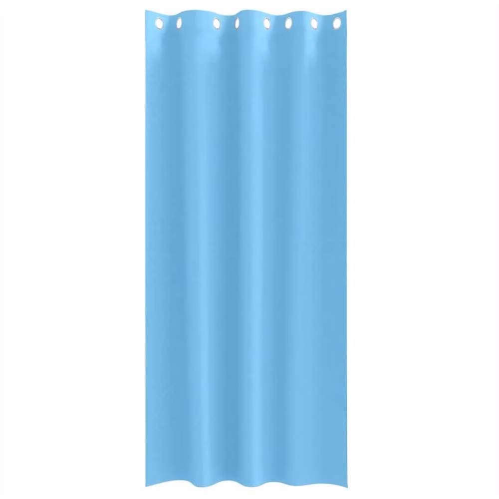 Berkfield Home Blackout Fabric Curtains, 2 Pack, Blue, W/H: 140 x 260 cm – 2