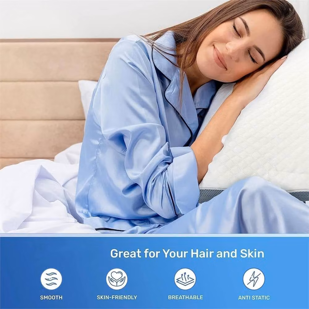 Nordara Butterfly Memory Foam Neck Pillow in White, Firm and Breathable Support for Side and Back Sleepers – 3