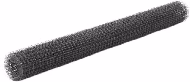Berkfield Home Grey PVC Coated Steel Chicken Wire Fence, 10 x 1.5 m – 1