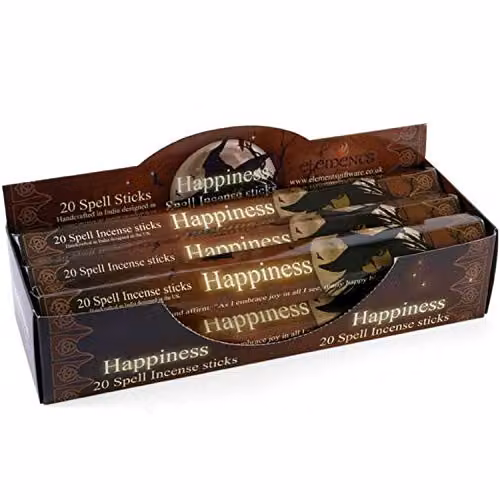 Something Different Elements Happiness Spell Incense Sticks, Pack of 6, Multicolour – 1