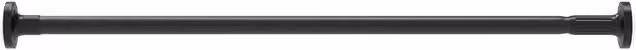 FORGEVIO Extendable Spring Tension Curtain Rod in Black, 110-190 cm – 1