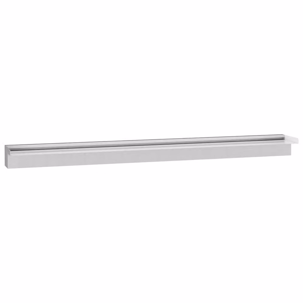 Berkfield Home Rectangular Waterfall Pool Fountain in Silver Stainless Steel, Width: 110 cm – 2