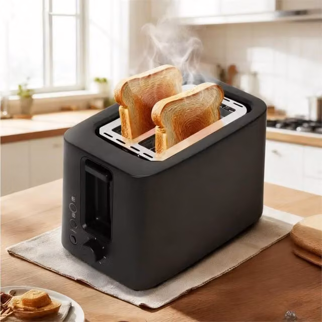 Havendro Extra Wide Slot Variable Browning Defrost and Reheat Toaster in Black – 1