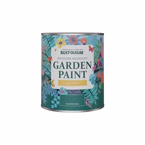 Rust-Oleum Blue Matt Water-Based Garden Paint, 0.75 l – 3