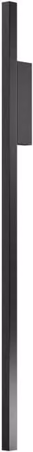 Netlighting Halo Modern Integrated LED Wall Lamp with White Shade in Black