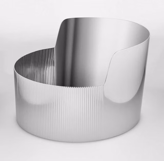 Georg Jensen Urkiola Stainless Steel Serving Bowl in Silver