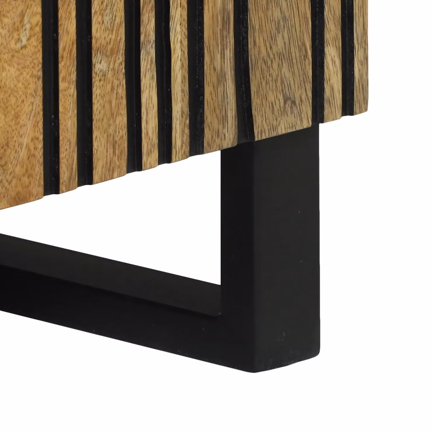 Berkfield Home Modern TV Cabinet in Brown Mango and Engineered Wood, W/D/H: 80 x 31.5 x 46 cm – 6