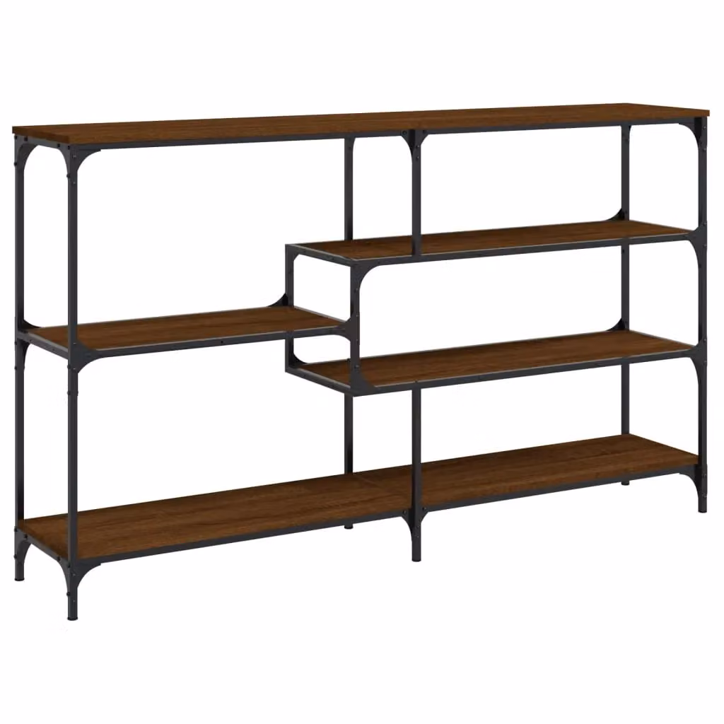 Berkfield Home Brown Oak Console Table, W/D/H: 160 x 32 x 95 cm – 2