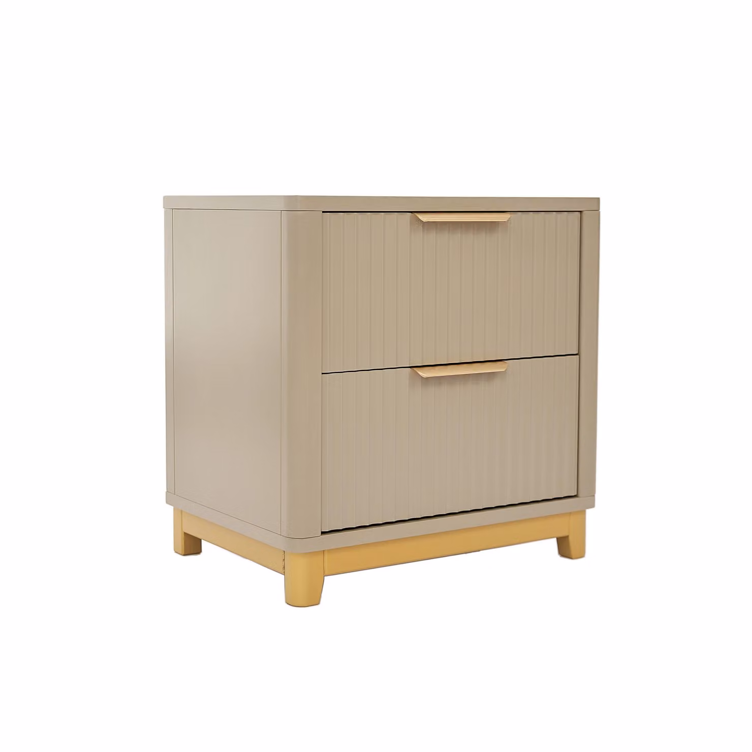 Cabinet Bits Molino 2 Drawer Bedside Table in Beige – 2