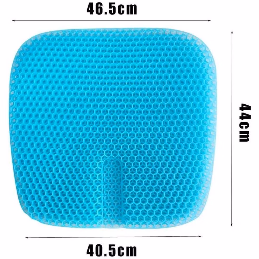 KORVIXA Comfort Gel Seat Cushion in Blue, W/D: 120 x 90 cm – 2