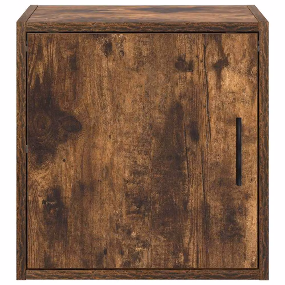 Berkfield Home Set of 2 Wall Mounted Garage and Workshop Cabinets in Smoked Oak Brown – 3