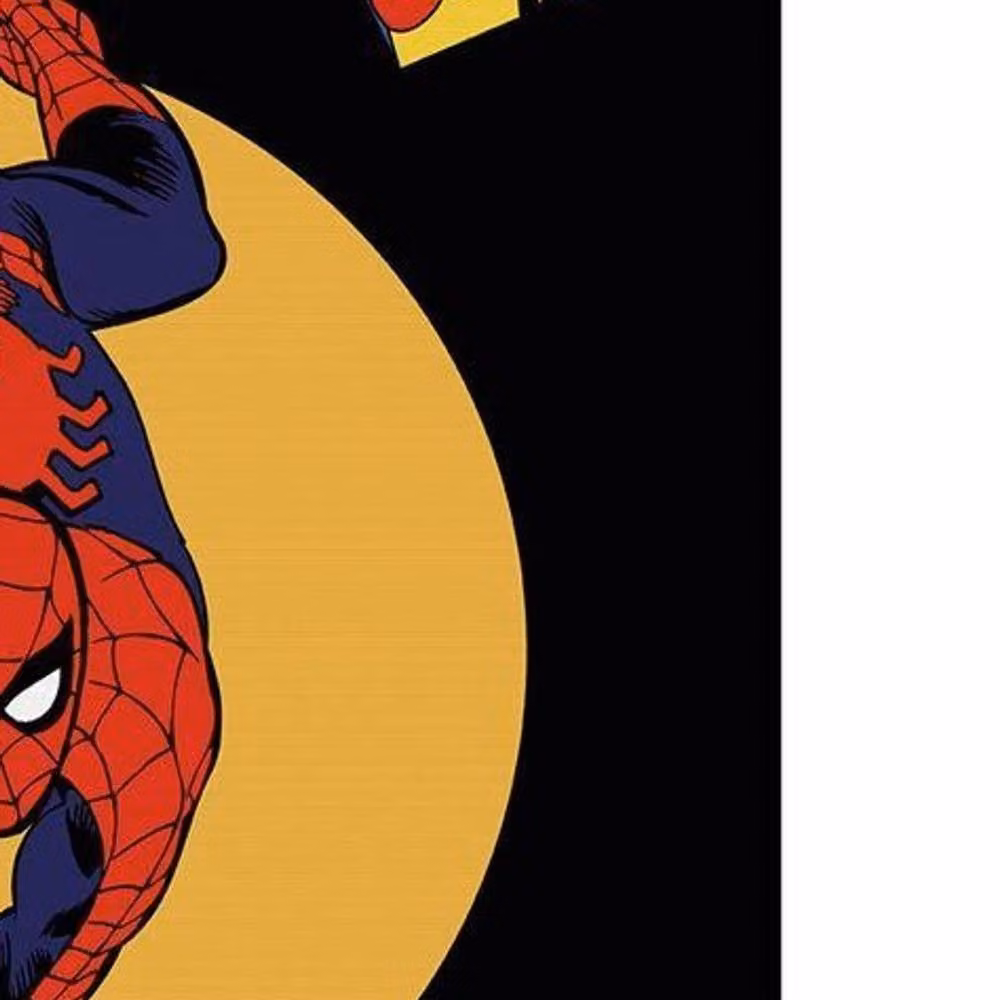 Marvel Comics Spider Men Spotlight-Oscar Multicolour Canvas Print in Black – 2