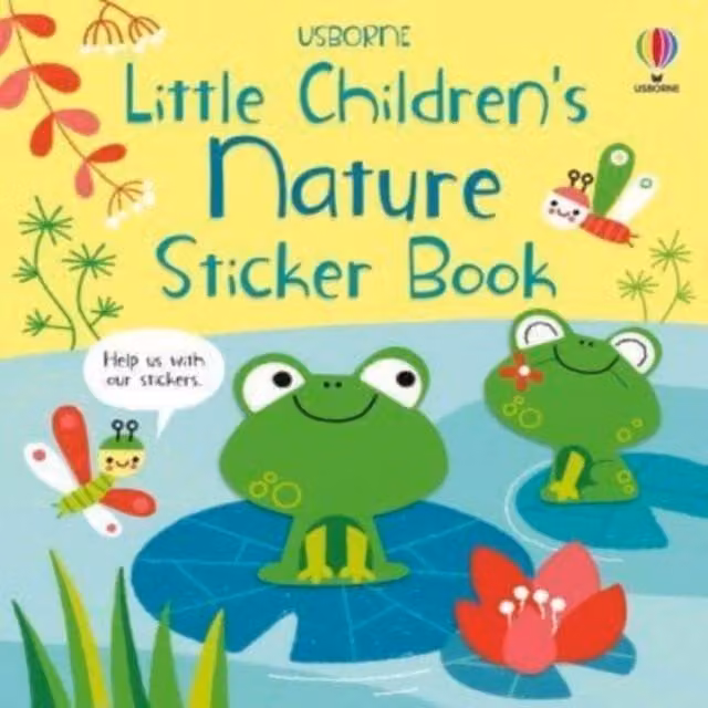 Matthew Oldham Little Children's Nature Sticker Book by Usborne Publishing Ltd, Multicolour Paperback