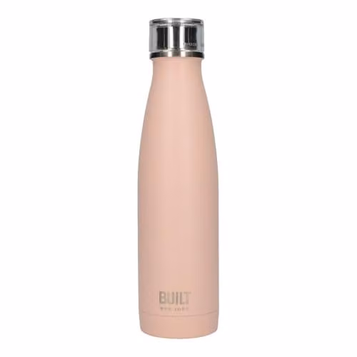 Built NY Double Walled Stainless Steel Insulated Water Bottle, 480 ml, Pink – 1