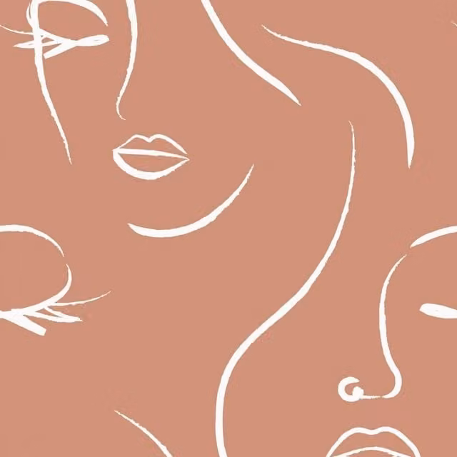 I Love Wallpaper Art Deco Abstract Wallpaper in Orange and Yellow