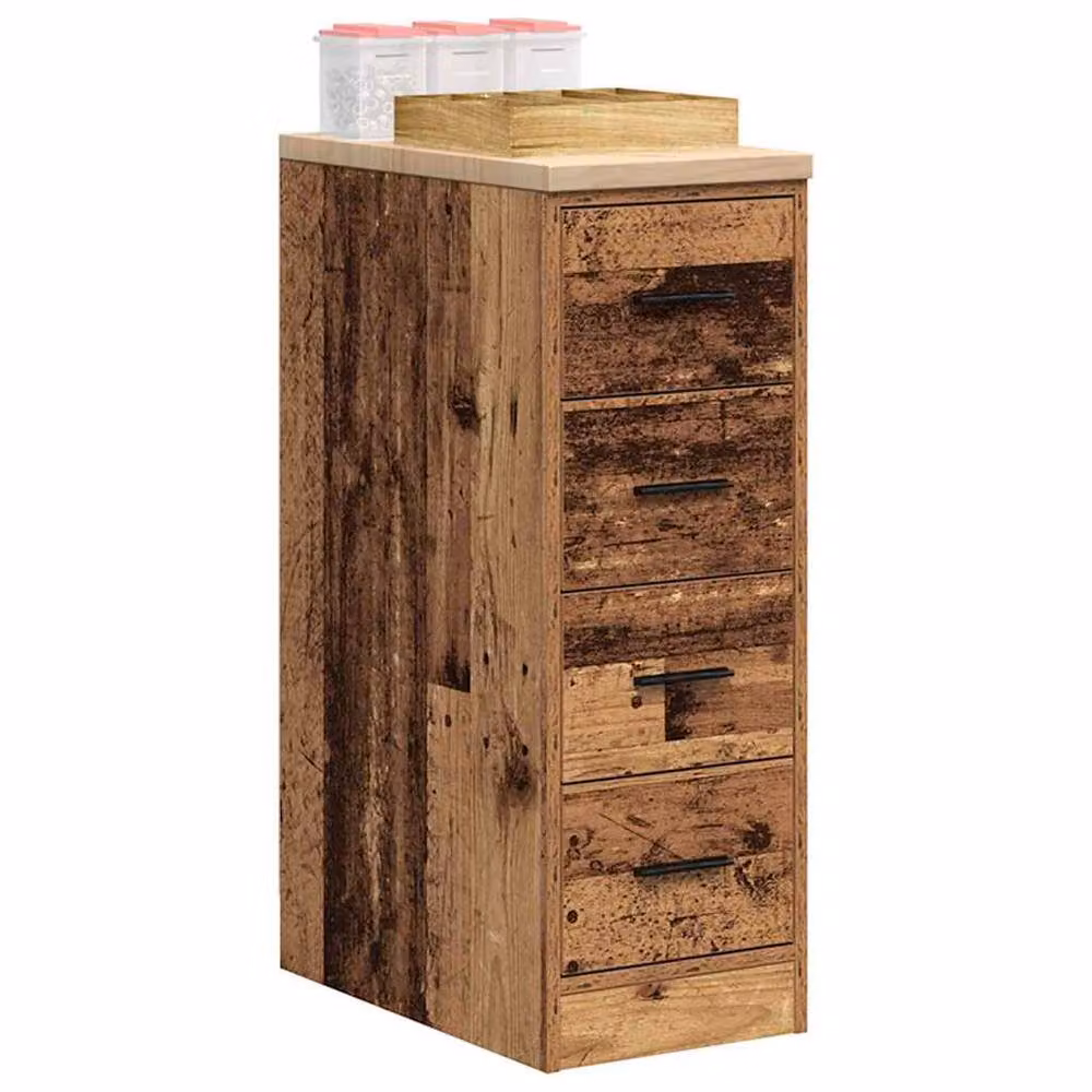 Berkfield Home Garage Storage Cabinet in Brown Solid Pine Wood, W/D/H: 30 x 51 x 85 cm – 3