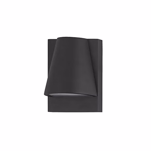 Forlight Kala Outdoor Down Wall Lamp in Urban Grey with Semitransparent Finish, IP44 Rated