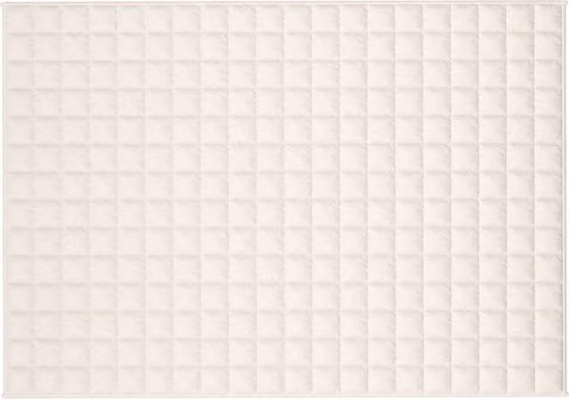 Berkfield Home Allergy-Friendly Soft Weighted Blanket in Beige, W: 138 cm x L: 200 cm, 10 kg – 1