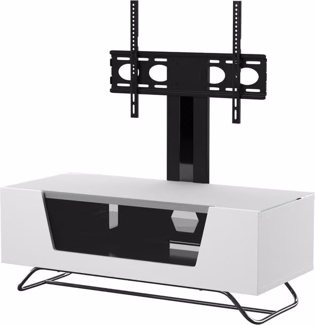 Alphason Chromium 2 TV Stand Bkt 1000 in White