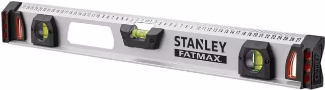 Stanley Fatmax I-beam Magnetic Spirit Level, Silver and Multicolour, 60 cm