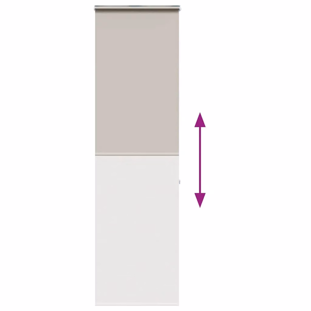 Berkfield Home Grey Shower Roller Blind with Cassette, W: 60 cm, H: 240 cm, Fabric Width: 56 cm – 2