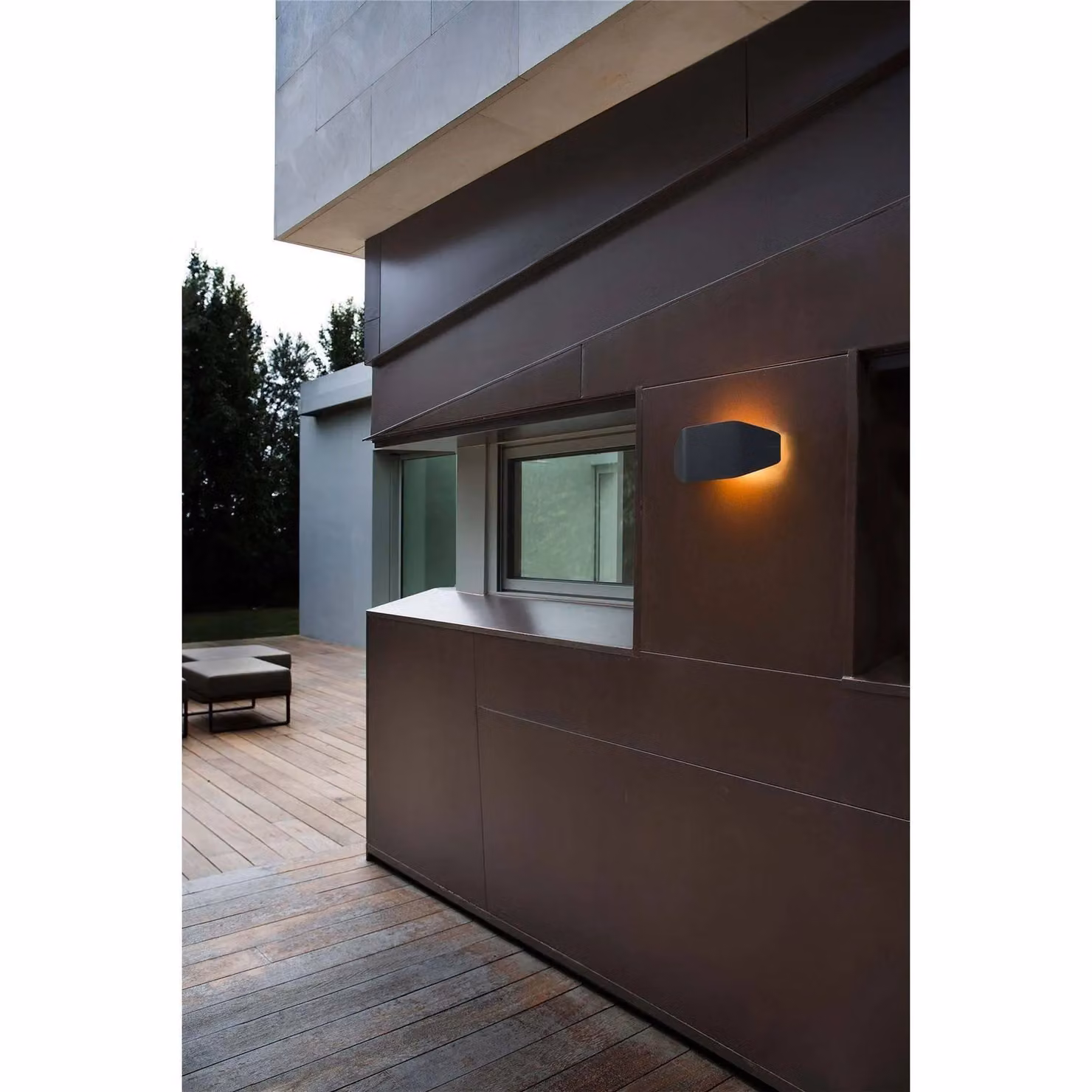 Netlighting Future Maritime Up and Down Outdoor Wall Light, Dark Grey, IP44, E27 – 2
