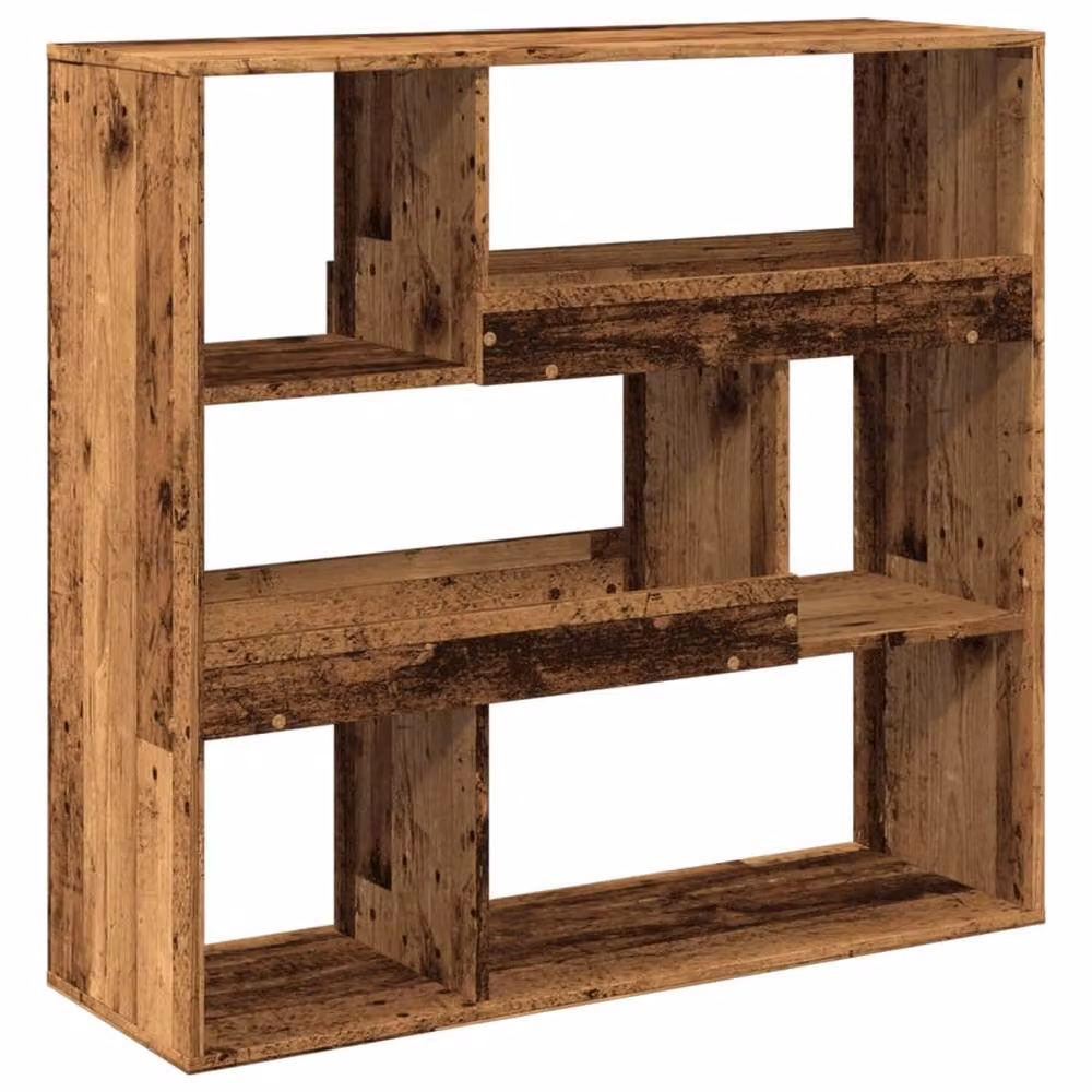 Berkfield Home Old Wood Room Divider in Brown, W/D/H: 100 x 33 x 94.5 cm – 2