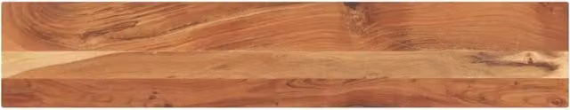 Berkfield Home Rectangular Solid Wood Acacia Table Top, Brown, W: 160 cm, D: 20 cm, H: 3.8 cm – 1