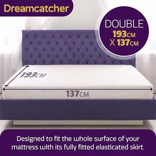 Dreamcatcher Luxury Polyester Double Electric Heated Under Blanket in White, W/D/H: 140 x 200 cm – 2