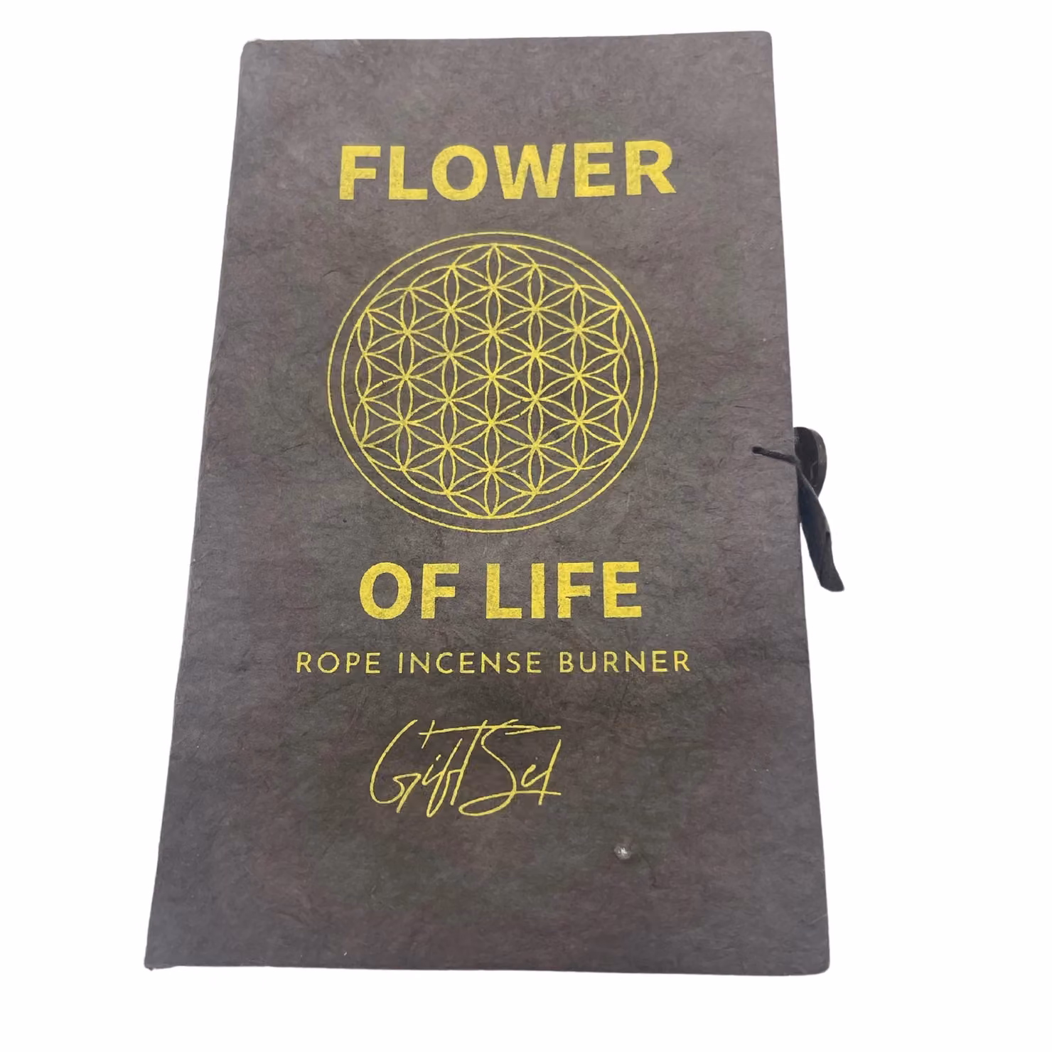 KDMD Flower of Life Silver Plated Rope Incense and Holder Set – 4