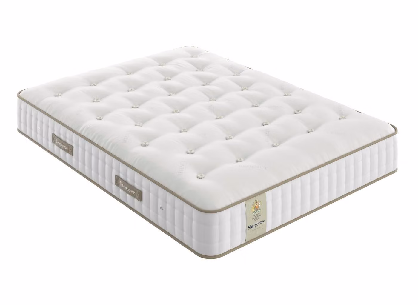 Sleepeezee Regency Kenilworth Medium Pocket Sprung Mattress with Antibacterial Bamboo Fabric in White