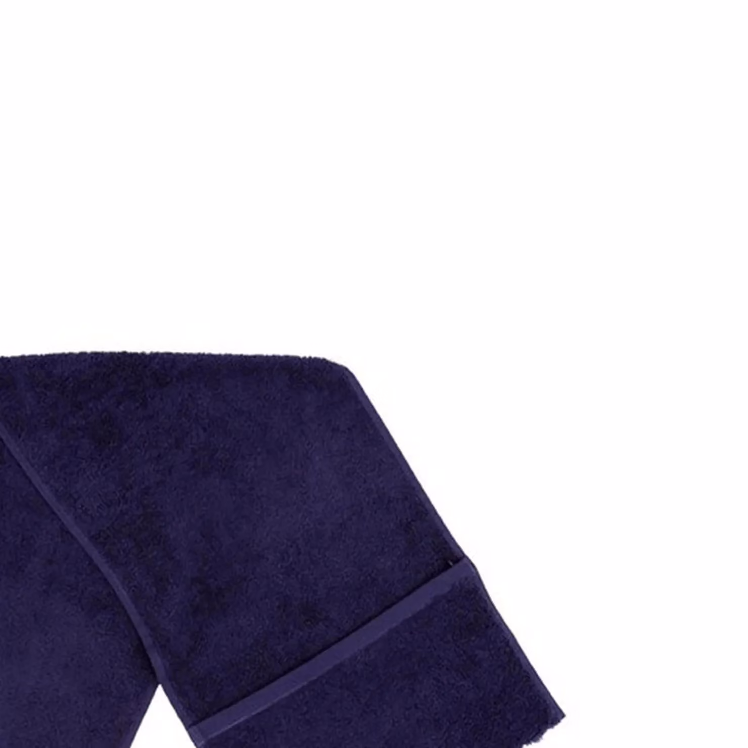 Towel City Luxury Gym Towel in Blue Cotton Terry – 2