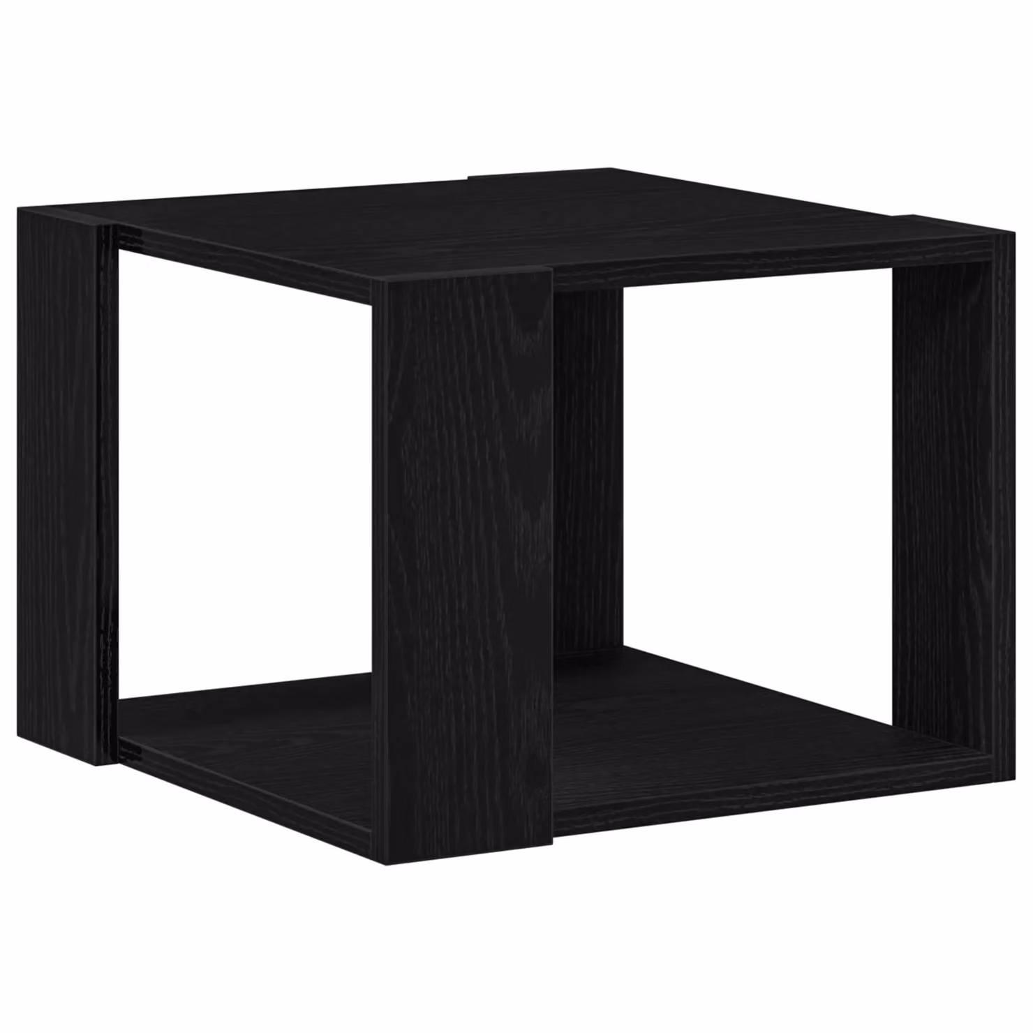 Berkfield Home Black Oak Coffee Table, W/D/H: 40 x 40 x 30 cm – 2
