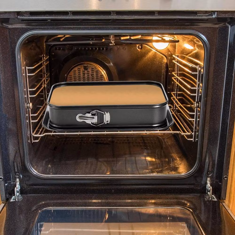 PAWNORA Non-Stick Rectangular Carbon Steel Cake Tin in Black – 5