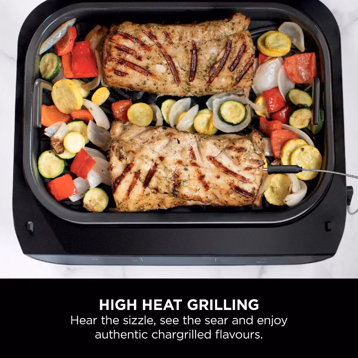 Ninja 6-in-1 MAX Grill and Air Fryer DG551 in Grey – 8