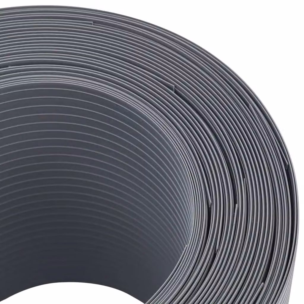 Berkfield Home Grey PVC Garden Privacy Screen Strips, 10 Pack, H: 252.5 cm x W: 19 cm – 3