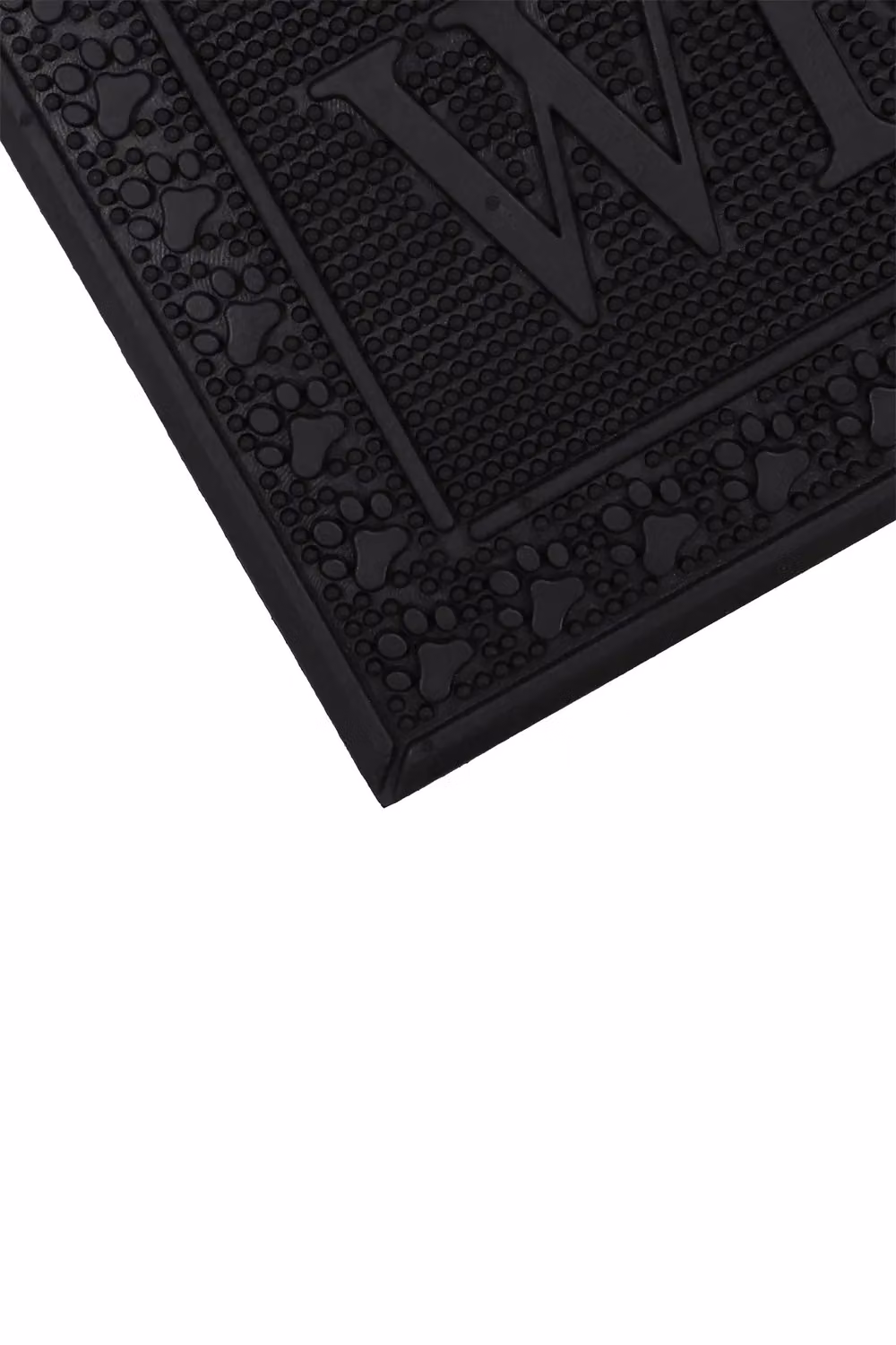 JVL Fauna Lovers Animal Graphic Rubber Pin Doormat, Black, W: 40 cm, D: 70 cm – 3