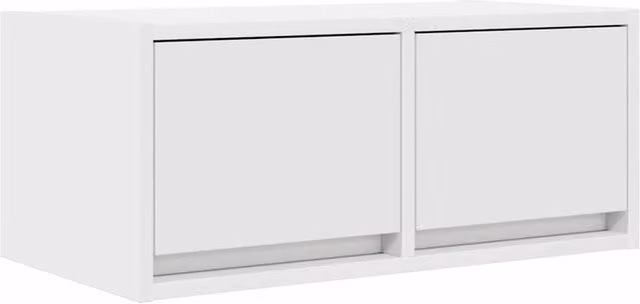 Berkfield Home White TV Cabinet in MDF, W/D/H: 60 x 31 x 25.5 cm