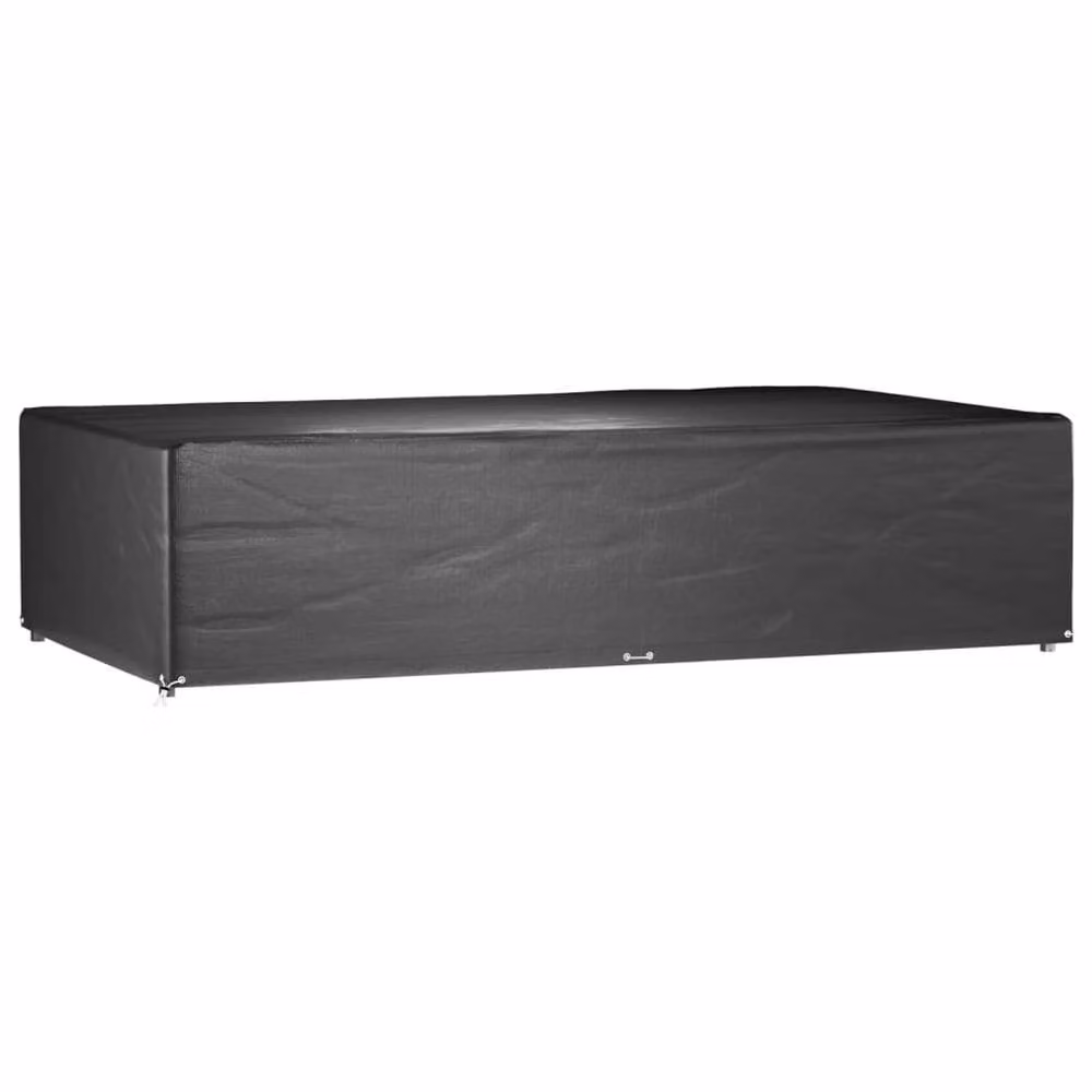 Berkfield Home Durable Garden Furniture Covers, 2 Pack, Black, W/D/H: 315 x 180 x 75 cm – 3