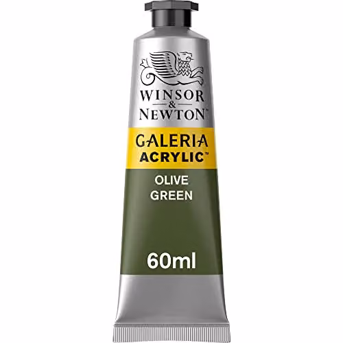 Winsor & Newton Galeria Acrylic Paint, Olive Green, 60 ml – 2