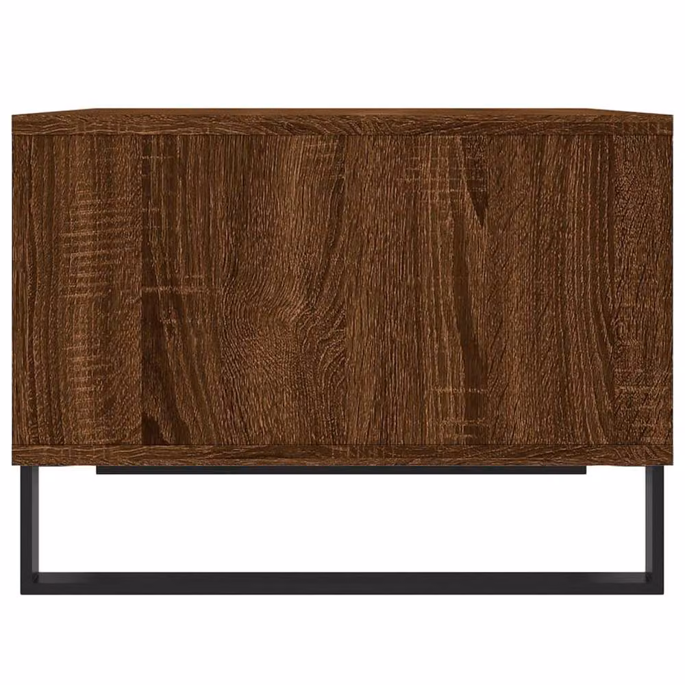 Berkfield Home Modern Brown Oak Coffee Table, W/D/H: 60 x 50 x 36.5 cm – 4