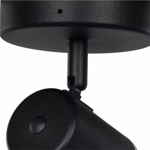Loops Modern Black GU10 Ceiling Spotlight for Bathroom Lighting, Height: 11.5 cm, IP44 Rated – 3