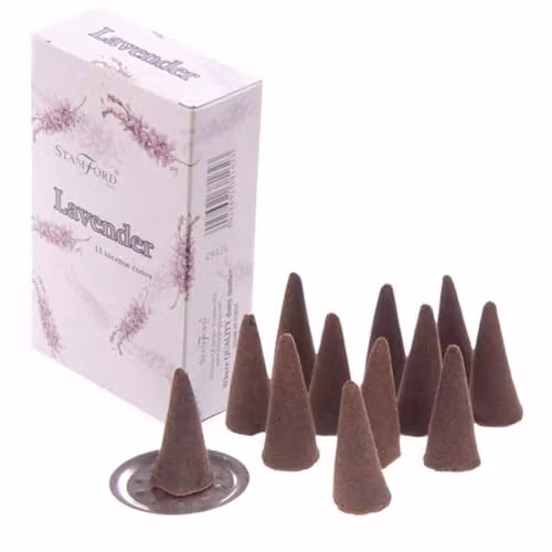 Stamford Lavender Floral Incense Cones, Multi-Colour